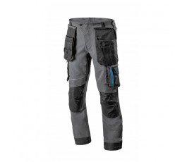 
                  HOGERT Spodnie Ochronne TAUBER 4-Way Stretch Ciemnoszare Rozmiar XXXL HT5K812-3XL